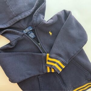 Vintage Polo Ralph Lauren Kids Zip Hoodie Sweatshirt